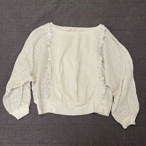 Free People Faff & Fringe Pullover